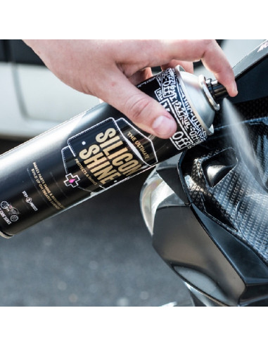 Spray de protection MUC-OFF Motorcycle Silicon Shine - spray 500ml X12