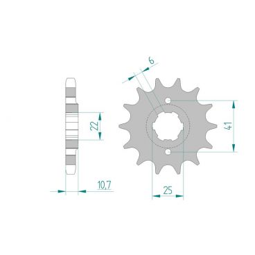 Kit chaine DID  ACIER HONDA CB 750   F2,K7 1977 à 1978