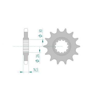 Kit chaine DID  ACIER HONDA CB 750   KZ 1979 à 1979