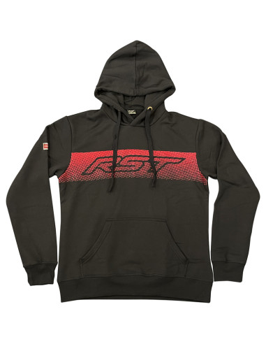 Hoodie RST Gravel - noir/rouge taille XL