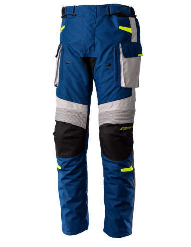 Pantalon RST Endurance CE textile - bleu navy/argent/jaune taille S