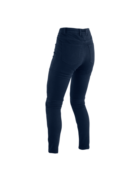 Jean RST x Kevlar® Jegging CE textile renforcé femme - bleu indigo taille M court