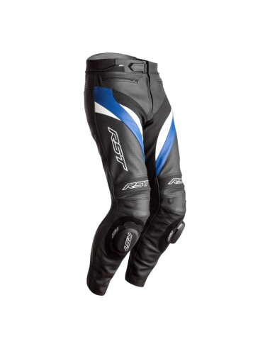 Pantalon RST Tractech Evo 4 CE cuir - noir/bleu/blanc taille S