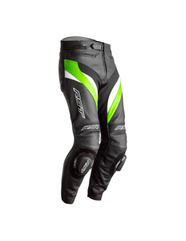 Pantalon RST Tractech Evo 4 CE cuir - noir/vert/blanc taille L