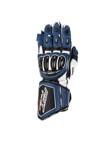 Gants RST Tractech Evo 4 cuir bleu/blanc/noir taille XL