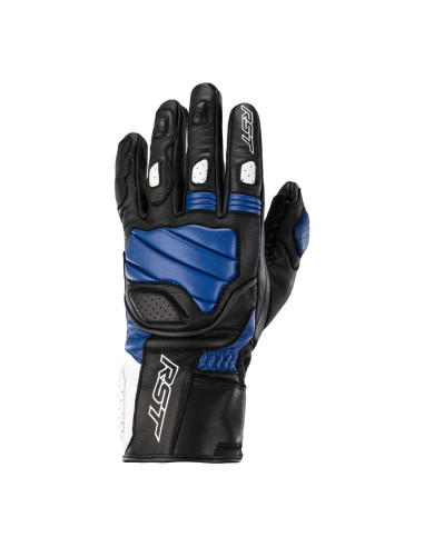 Gants RST Turbine cuir noir/bleu/blanc taille XL