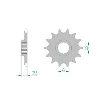 Pignon AFAM pour moto au pas de 520