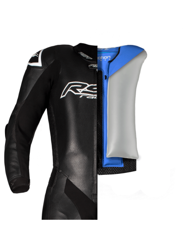 Combinaison Race Dept V4.1 Airbag CE cuir - noir taille XXS