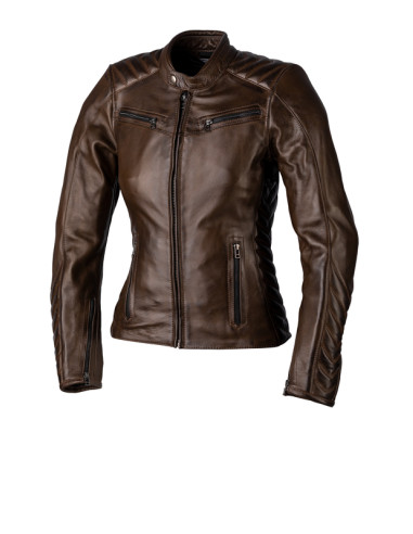 Veste femme RST Roadster 3 CE cuir - marron taille XXL