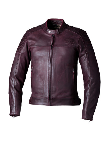 Veste RST Brandish2 cuir CE homme - Oxblood