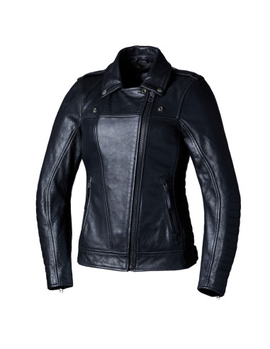 Veste RST Ripley2 cuir CE femme - Noir