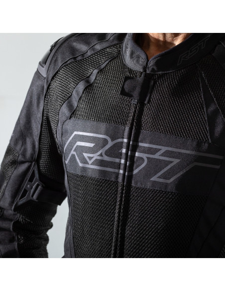 Veste RST Tractech Evo 4 Mesh Waterproof textile noir homme