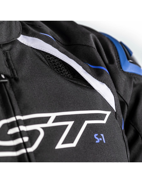 Veste RST S-1 textile noir/blanc/bleu homme  taille XL