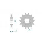 Kit chaine DID  ALU HONDA CBR 600 F   M,N,P,R,S,T PC25/PC31 1991 à 1996