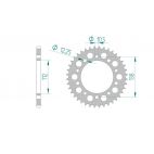 Kit chaine DID  ALU HONDA CBR 600 F  520   M,N,P,R,S,T RACING 1991 à 1996