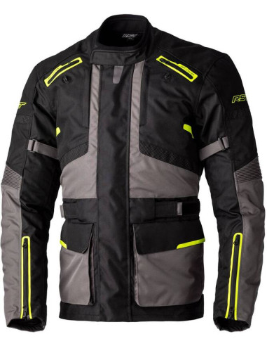 Veste RST Endurance CE textile - noir/gris/jaune fluo taille 3XL