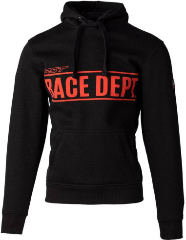 Hoodie RST x Kevlar® Pullover Race Dept Reinforced CE textile - noir/rouge taille XS