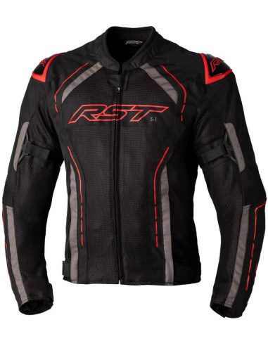 Veste RST S1 Mesh CE textile - Black/Red taille S