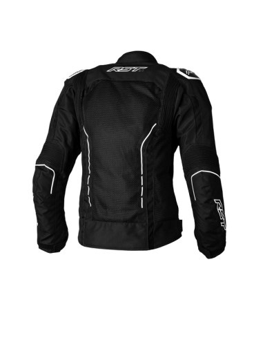 Veste femme RST S1 Mesh CE textile - noir/blanc taille M