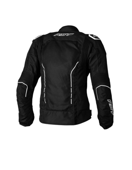Veste femme RST S1 Mesh CE textile - noir/blanc taille M
