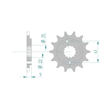 Kit chaine DID  ACIER HONDA TRX 400 EX 2005 à 2008