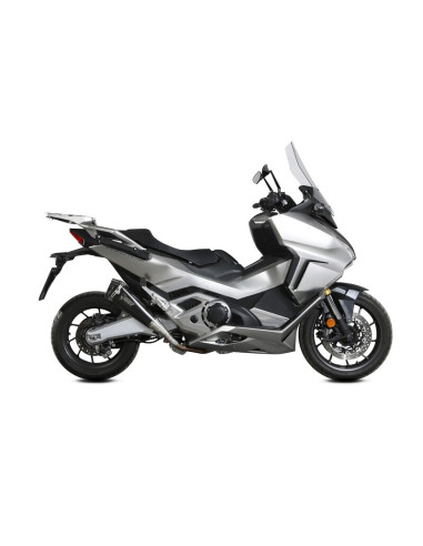 Silencieux MIVV Delta Race - Acier inox noir / inox noir Silencieux MIVV Delta Race - Acier inox noir / inox noir