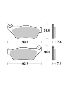 Plaquettes de freins AP RACING 2