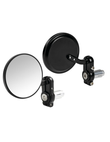 2 rétroviseurs moto ou scooter embouts de guidon ajustables Dernier 
