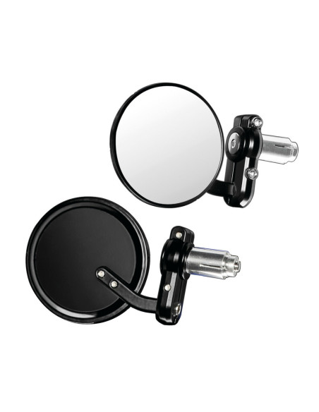 2 rétroviseurs moto ou scooter embouts de guidon ajustables Dernier 
