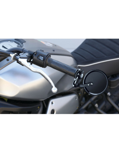 2 rétroviseurs moto ou scooter embouts de guidon ajustables Dernier 