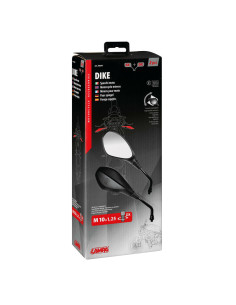 2 rétroviseurs moto ou scooter ajustables Dike  2