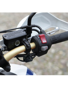 Interrupteur étanche bouton 12V Noir  2