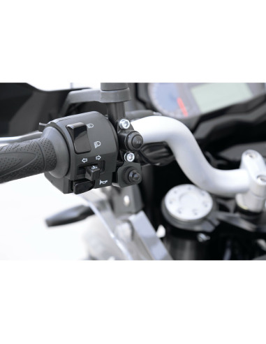 Interrupteur étanche bouton 12V Noir 