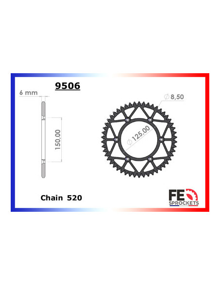 KXF.250 '06/10 (4T) 13X48 RKGB520KXZ