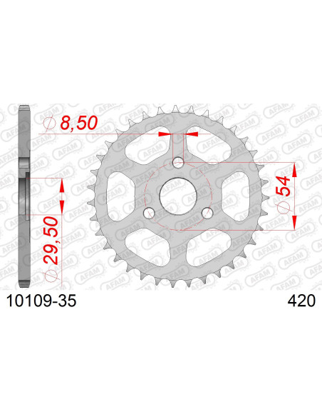 Kit chaîne acier HONDA Z 50 MONKEY 0   