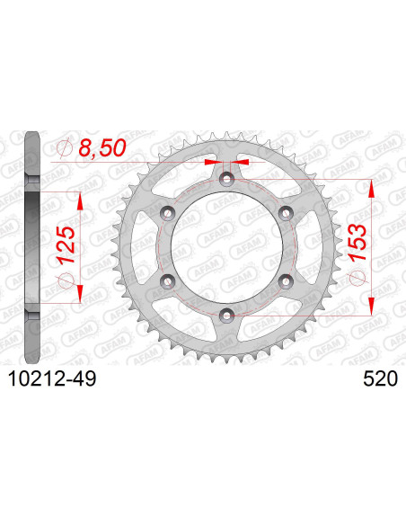 Kit chaîne acier HONDA CRF 250 RX 2021   