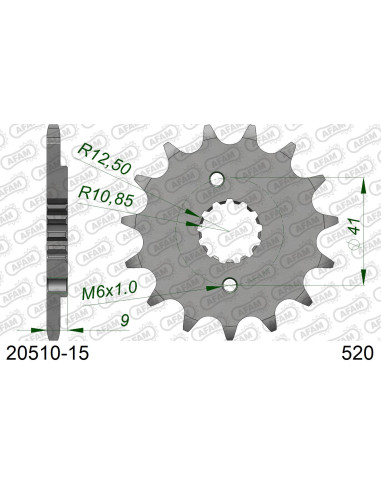 Kit chaîne acier HONDA XR 650 L 1993-2019   