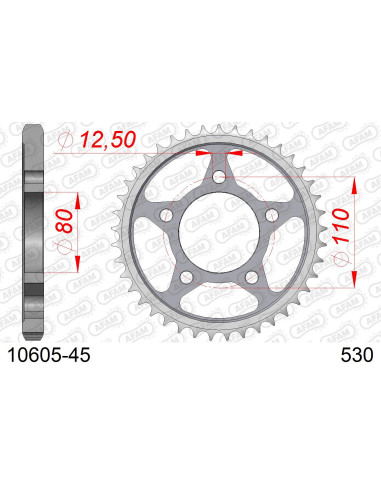 Kit chaîne acier HONDA VFR 700 F INTERCEPTOR 1986-1987   