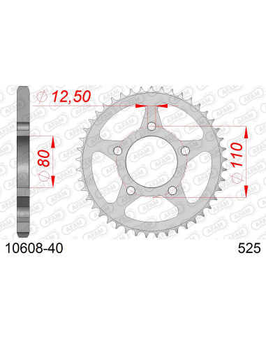 Kit chaîne acier HONDA CB 750 NIGHTHAW 1991-2003   