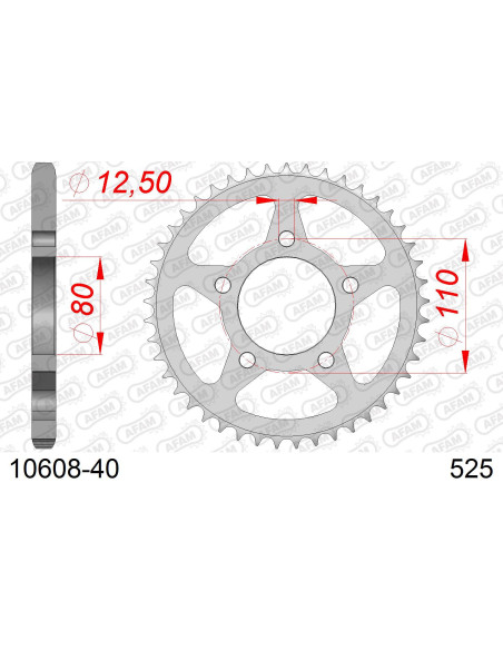 Kit chaîne acier HONDA CB 750 NIGHTHAW 1991-2003   