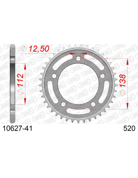 Kit chaîne acier HONDA NC 750 X DCT 2021-2022   