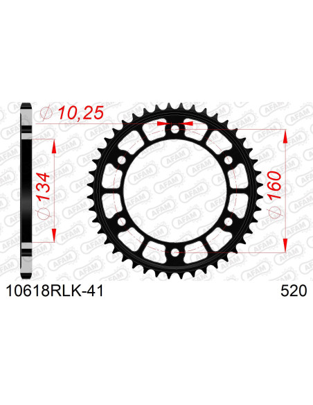Kit chaîne acier RLK HONDA CBR 1000 RR-R / SP 2020-2021   