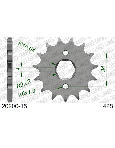 Kit chaîne alu HONDA TL 125 1989   