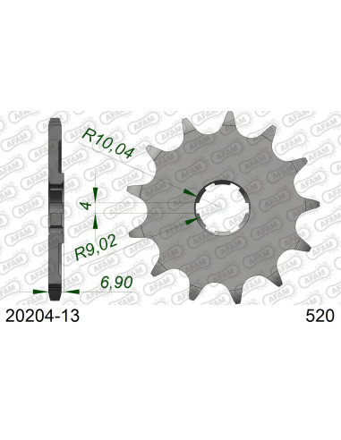 Kit chaîne alu HONDA CR 125 R F 1985   