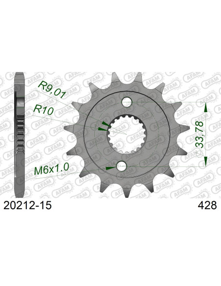 Kit chaîne alu HONDA CRF 150 R SW 2007-2019   