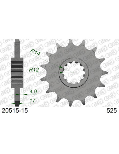 Kit chaîne alu HONDA CBF 600 N 2004-2007   