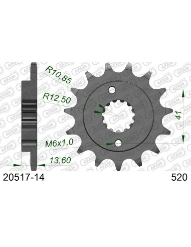 Kit chaîne alu HINDA XR 600 R 2000-2007   