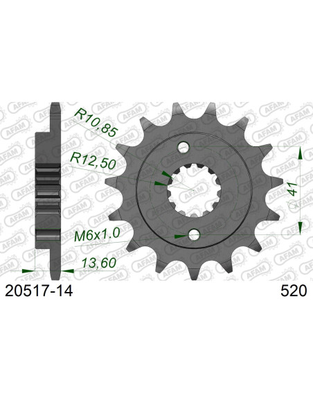 Kit chaîne alu HINDA XR 600 R 2000-2007   