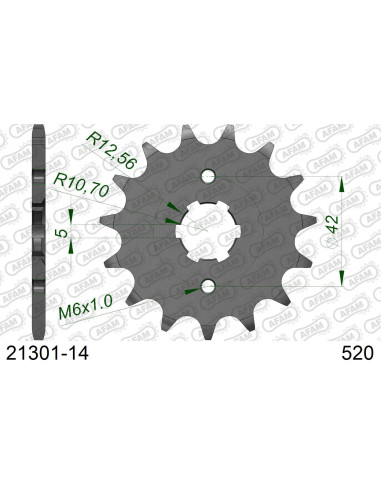 Kit chaîne acier YAMAHA SR 250 (ESP) 1988-1990   