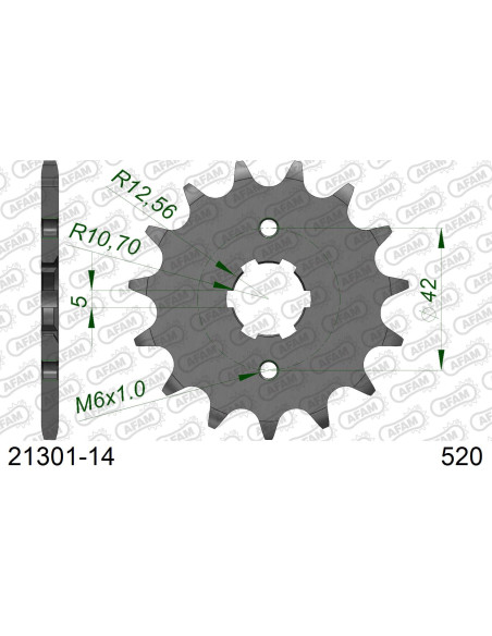 Kit chaîne acier YAMAHA SR 250 (ESP) 1988-1990   